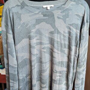 Splendid Cozy Camouflage Sweater